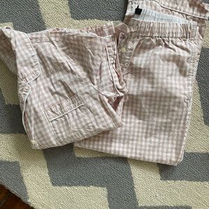 Jcrew poplin pj set